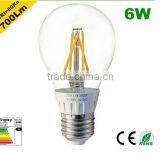 LED Filament Bulb Dimmable 6W 7W 2700K/3200K LED Filament Lamp High Lumen