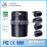360-Degree Rotary Design Separable World USB Universal Travel Adapter thumbnail-3