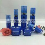 JS-F02 Round Acrylic Lotion Bottle, Button on Cap Bottle