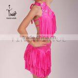 2016 Wholesale Fashion Colorful Latin Dance Skirts thumbnail-3
