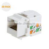RJ45 Network Female Connector UTP Cat5e Keystone Jack