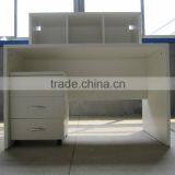 New Design Oak Wood Effect Writing Desk,study Desk,office Desk With Many Shelves thumbnail-1