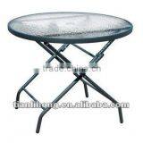 Garden Furniture- Folding Glass Table