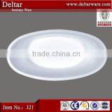 Acrylic One-piece Whole Square Bathtub, Cheap Deluxe Outdoor Spa Square Bathtub