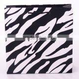 Hot Sale Black and White Leopard Grain Printing Paper Bag thumbnail-1
