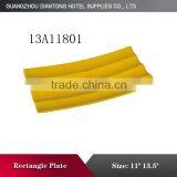 Hotel&Restaurant Bamboo Shape Plate,porcelain Plate,special Shape Dishes