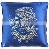 Pillow Case Cushion Covers Silk Art Fabric Painting Ramayan HANUMAN Chalisa thumbnail-2