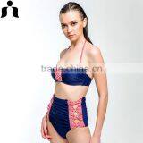 Hot Model Women High Waist Ladies Swim Wear thumbnail-5