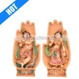 Customized Hand Painted Resin Lord Radha Krishna Figurine thumbnail-1