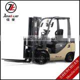 China Best Choice AC Four Wheel 1 Ton Electric Forklift for Sale thumbnail-1