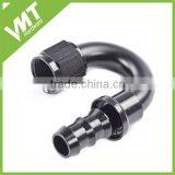 VMT Racing 180 Degree Push On Fuel Oil Gas Line Fitting Hose End Adaptor thumbnail-2
