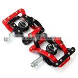 One Pair TAVTA MTB Mountain Ultralight Pedal Ultra-Light Bicycle Pedals 3 Bearings Axle Aluminum Alloy Anti-skid Footrest thumbnail-2