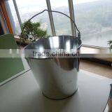 10L Metal Galvanized Buckets With Wooden Handle for US thumbnail-1