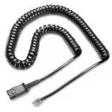 Plantronics U10 спиралеобразный кабель с разъемом быстрого отсоединения модульного типа 26716-01 thumbnail-1