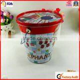 Wholesale Tin Metal Candy Pail With Handle
