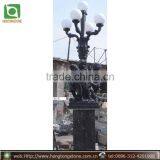 Marble Statue With A Lantern In Hand thumbnail-1