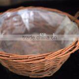 2016 New Creative Hanging Wicker Basket Handmade Crafts Wicker Flower Pot thumbnail-2