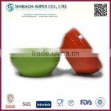 6inch Big Colored Ceramic Bowl With Point Around thumbnail-1