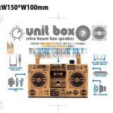 Creative DIY Foldable Loudspeaker Box Consist With Paper Materials, Funny Puzzle Loudspeaker, Classical Style LoudSpeaker Box thumbnail-6