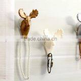 Wholesale Stock Deer Shaped Resin Decorate Sucker Wall Hook