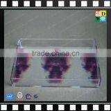 Clear Acrylic Lucite Serving Tray Modern Plastic Food Tray With Handle High Quality Monogrammed Acrylic Serving Tray From China thumbnail-4