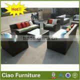 Garden Furniture Plastic Weave Outdoor Sofa Garden Furniture thumbnail-1