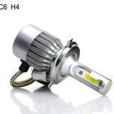 led headlight C6 h4 cob 30W/Bulb 60W/Set  6400lm/set LED Headlight Bulbs Hi/Lo led car headlight headlamp