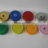 Glass Mason Jar Mason Mug With Handle and Silver Lid thumbnail-2