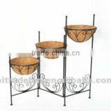 3 Tires Plant Holder With Coco Fiber thumbnail-1