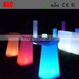 outdoor picnic camping square plastic led lightng table