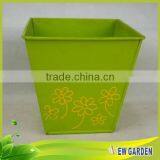 Handmade Galvanized Metal Pot Outdoor Flower Large for Garden thumbnail-3