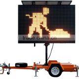 Mobile LED Variable Message Signs VMS Trailer For Sale thumbnail-1