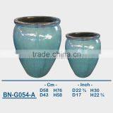 GLAZED CERAMIC OUTDOOR POT BN-G054 thumbnail-1
