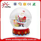 Hight Quality Custom Made Resin Christmas Santa Snowman Snow Globes thumbnail-1