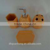 Simply Wholesale Ceramic Bathroom Accessory Set thumbnail-2