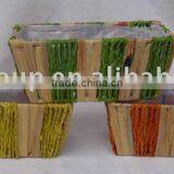 Rectangular Mix Color Waterhyacinth Flower Planter thumbnail-1