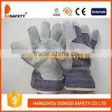 Luvas De Couro Rachadas Da Vaca Cow Split Leather Glove thumbnail-1