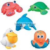 set of Five Sea Squirts Bath Toys From China ICTI Factory