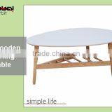 High Quality Living Room French Style Bentwood Glass Console Table thumbnail-4