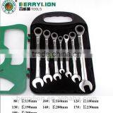 Berrylion Ratchet Wrench Set 7pcs 10-19mm Ratchet Combination Wrench thumbnail-2
