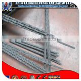 Zinc-coated steel wires strands