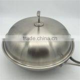 Stainless Steel Non-stick Cook Pan Hand Fry Wok Round Bottom Carbon Steel Wok thumbnail-3