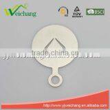 WCTS337 Durable Stainless Steel Cappuccino Coffee Art Coffee Stencils Love Heart Shape Coffee Stencil, Food Grade thumbnail-1