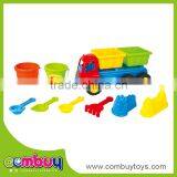 Children Summer Sand Play Set Plastic Wheels for Beach Cart thumbnail-1