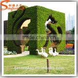 Songtao Factory Plastic Grass Artificial Topiary Plant Topiary Frame Garden Statue Molds thumbnail-2