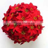 Christmas Red Flower Ball for Home Decoration thumbnail-1