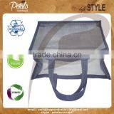 Clear Pvc Tote Bag With Jute - Made by Petals Concept - Promoted by .com thumbnail-3
