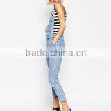 2015 Fashionable Hot Sale OEM Customized Denim Women Elegant Overalls thumbnail-4