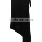 Slim Black Female Qun Zi Asymmetric Trend thumbnail-3