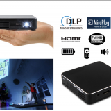 newly released plug &play wired DLP mini home theater HDMI projector